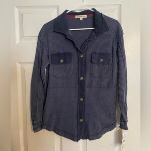 NWT Rewind Women’s Navy Knit Top size XS